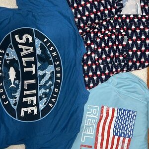 Salt Life Kids Ocean Blue Tee with Graphic